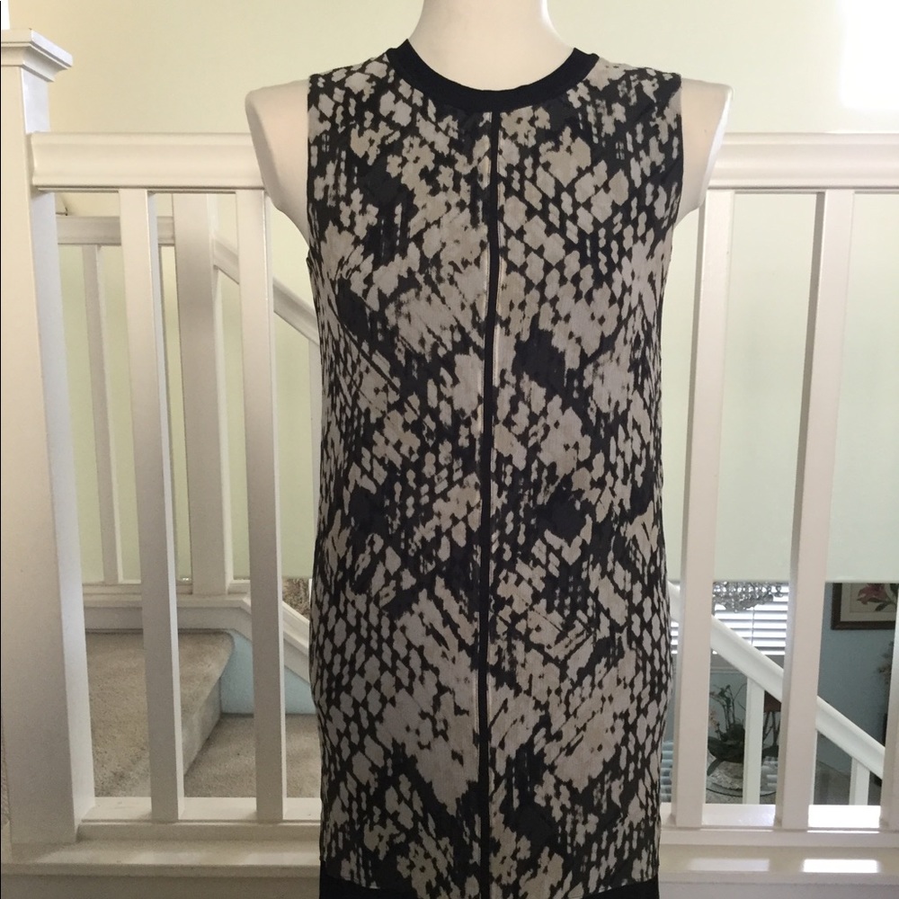 Black and grey dress